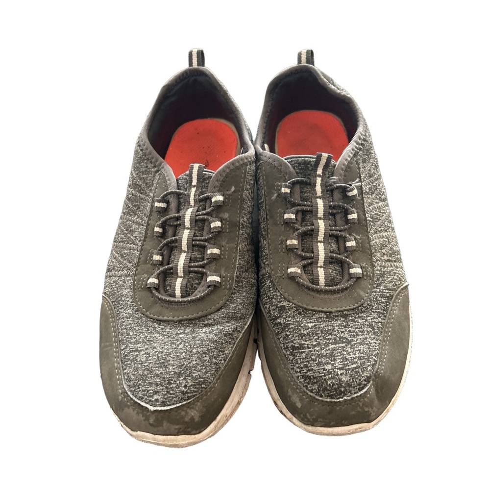 Women's Grey Slip On Athletic Works Shoes Size 9
